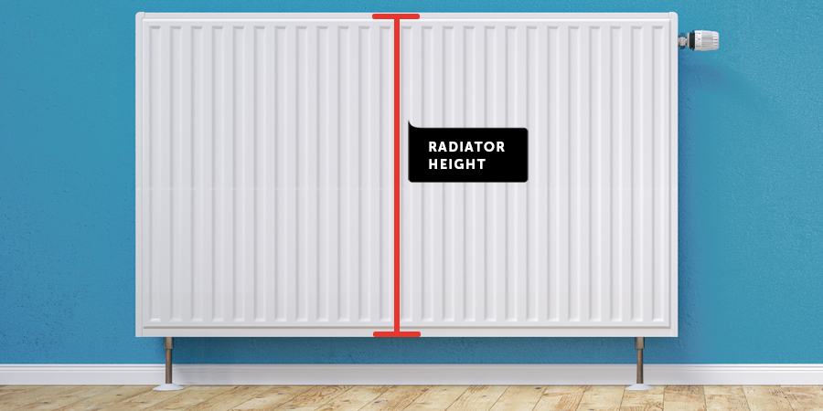 Measure radiator height